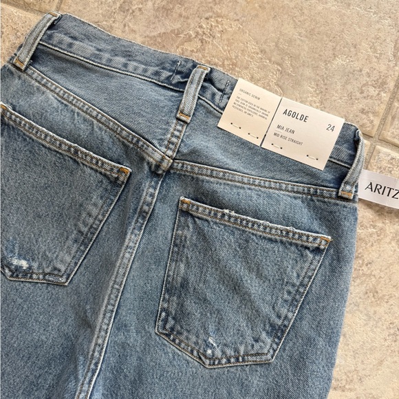 NEW Agolde Mia Straight - Picture 6 of 6